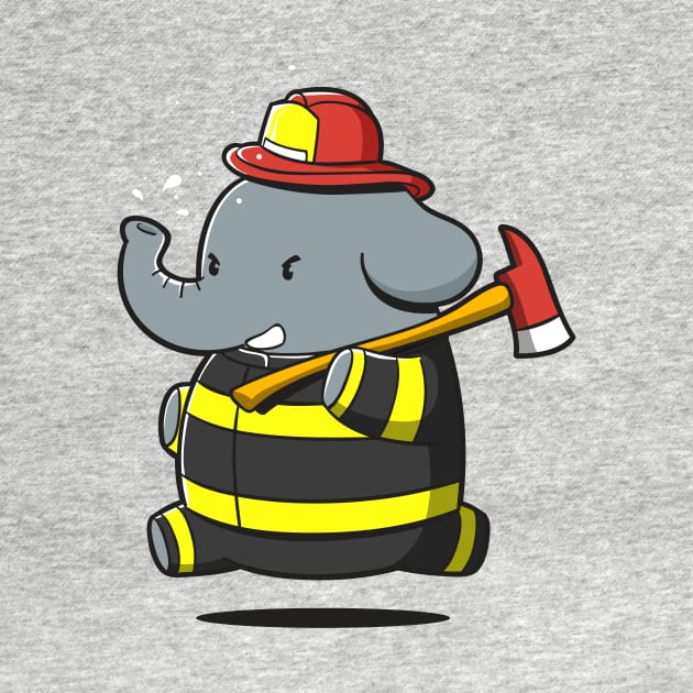 COMEL KAWAII Max The Firefighter by flyingmouse365